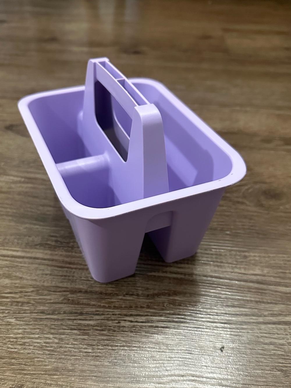 Lavender Plastic Caddy with Handle